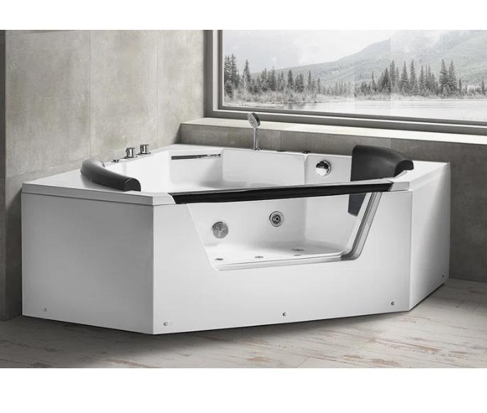 Truckload - Housewares - Allegretto 63" Oblong Chandelier, 59"x59" Corner Whirlpool Bathtub, Evans Table - MSRP $67,435