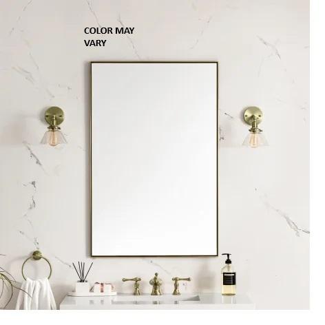 James Martin Vanities 715-M26-CB Frameless Wall Mounted Bathroom Mirror - MSRP $495