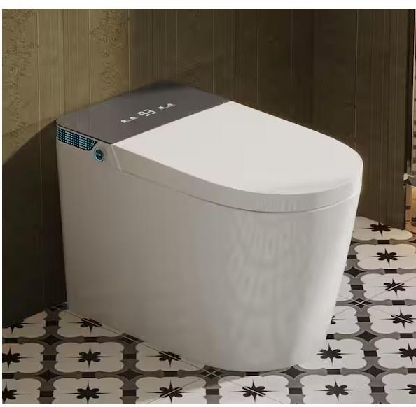 Kitchen & Bath - YULIKA Elongated Smart Bidet Toilet, FlexStone, Tileon, Kate & Laurel, XRAMFY - Est Retail $1,363