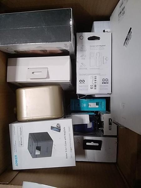 Electronics - Bose QuietComfort Headphones, Anker Cube Charger, JLab Flex Earbuds - Est Retail $1,254