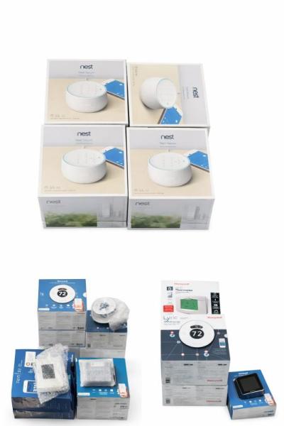 Smart Thermostat Lot Nest, Honeywell, Emerson (26 Units / 6 Models)
