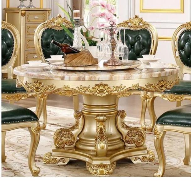 Truckload - Housewares - Luxury Carved Round Marble Dining Table, Alan Hexagon Aquarium Tank, Sofa Bed - MSRP $57,096