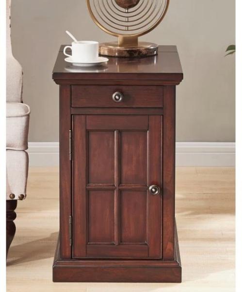 Housewares - Saldana Block End Table, Insulated Dog House, 71" Tall Wardrobe Cabinet, Truby 55" Sideboard - MSRP $2,671