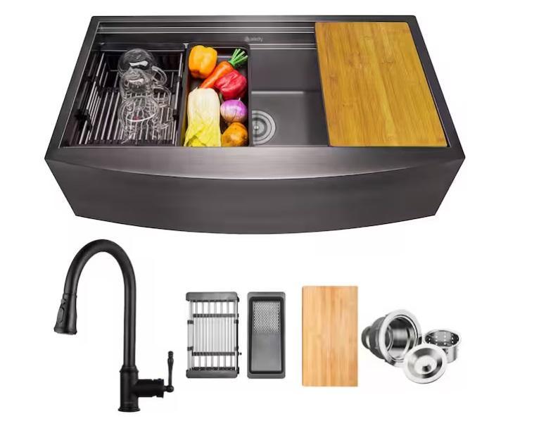 Plumbing - AKDY, Elkay, Glacier Bay - Est Retail $1,416- 1plt