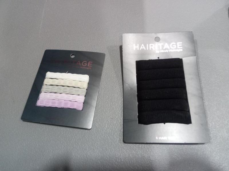 Hairitage Mesh Multicolor Hair Scrunchies, Hairitage Microfiber Hair Ties - MSRP $1,683