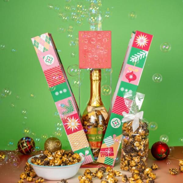 Grocery - Send A Cake Merry Christmas Bubble Box, Nivexis Yerba Mate Instant Tea Powder, KIRISHIMA Matcha - MSRP $1,734