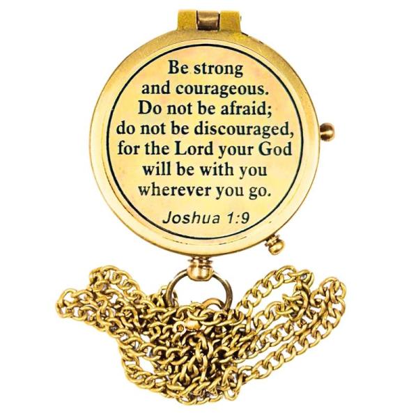 Outdoors - APEXUP Compression Knee Brace for Women, TREZZTOP Be Strong and Courageous Brass Compass - MSRP $1,958