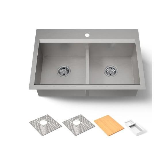 Kohler K-80085-1PC-NA Kitchen Sink - MSRP $298