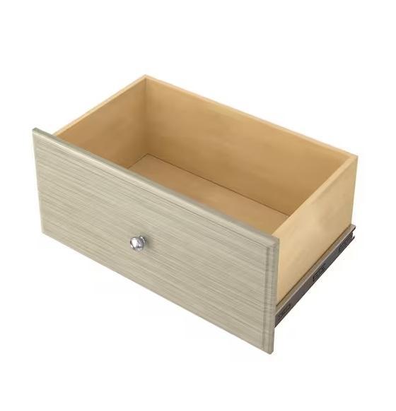 Flooring & Rugs - Closet Evolution 12inHx24inW Gray Wood Drawers, Jeedeson Waterproof Vinyl Sheets - Est Retail $1,106