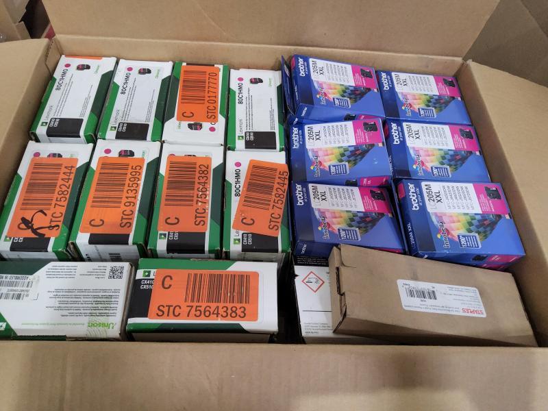 Printer Ink & Toner - Xerox, Lexmark, HP, Epson, Brother - MSRP $3,508