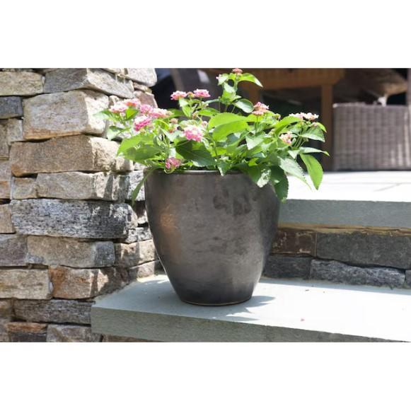 Overstock - Home Decor - Allen & Roth Roselle Gunmetal Gray Planter - MSRP $4,174