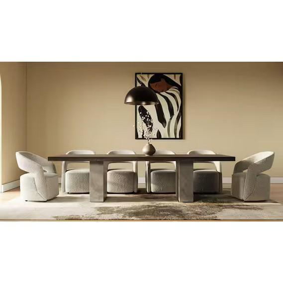 Mixed Lot - Modrest Renzo Oak & Concrete Dining Table - Est Retail $1,606- 1plt