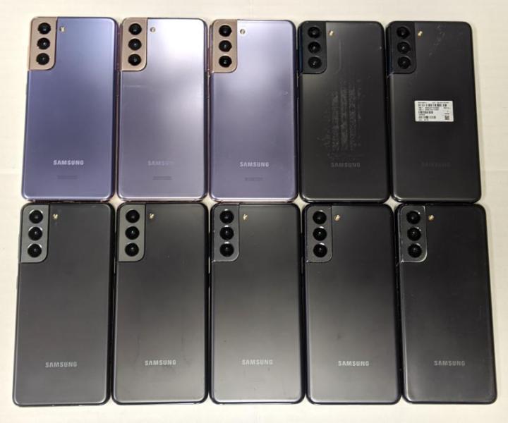 Samsung Galaxy S21, 128GB, Unlocked, 11 Units, Refurb, MSRP $8,800