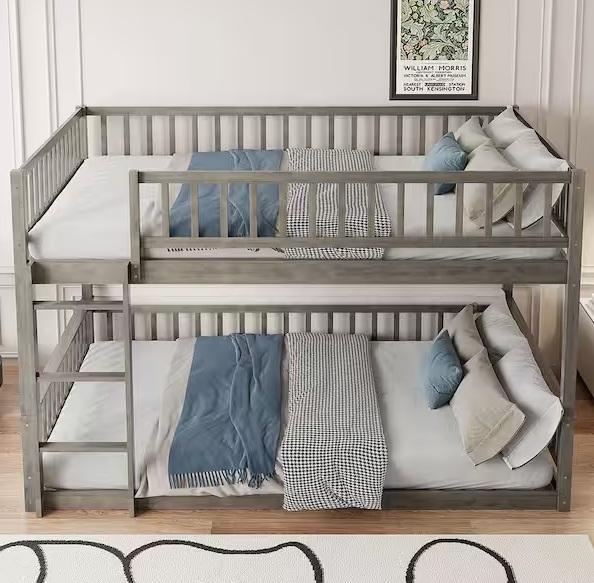 Home Decor- Harper & Bright Designs Queen-Queen Bunk Bed, PLANK+BEAM, FUFU&GAGA, BYBLIGHT, HOMESTOCK -Est Retail $2,884