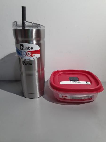 Bed Bath and Home - Bubba Envy Water Bottle, Rubbermaid Food Container, Tide Laundry Detergent - MSRP $1,406