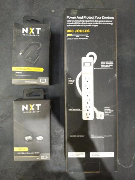 Electronics - Brother P-touch Label Tape, GBC Thermal Laminating Pouches, NXT HDMI Cable - MSRP $2,797