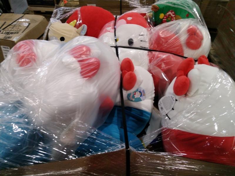 Mixed Lot - Keurig K-Express Coffee Brewer, Squishmallows Buck, Festive Voice Men's Slippers - MSRP $1,518