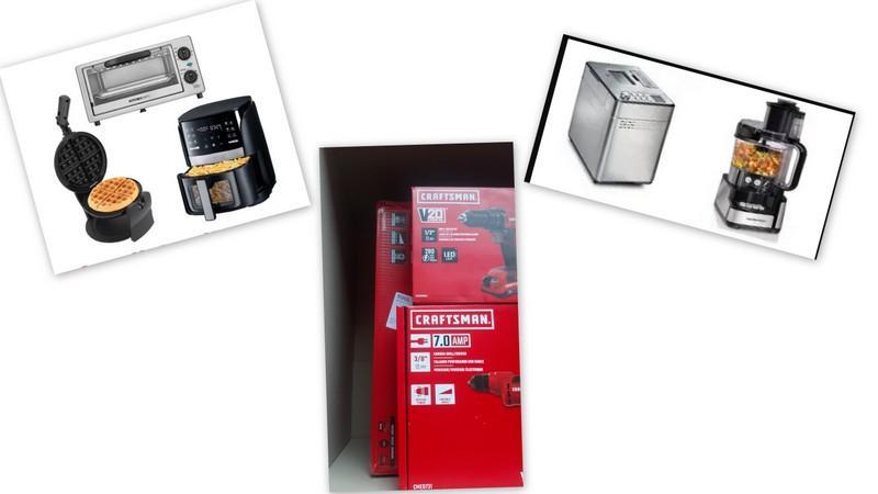 Craftsman, Hamilton Beach, power tools, appliances, hand tools