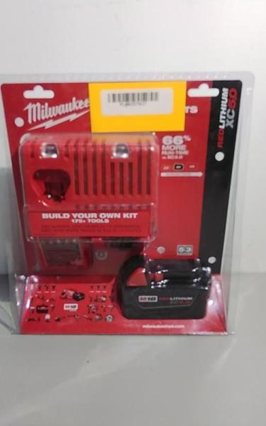 Milwaukee M18 18V Lithium-Ion XC Starter Kit, One 5.0Ah Battery & Charger - MSRP $199