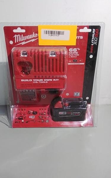 Milwaukee M18 18V Lithium-Ion XC Starter Kit, One 5.0Ah Battery & Charger - MSRP $199