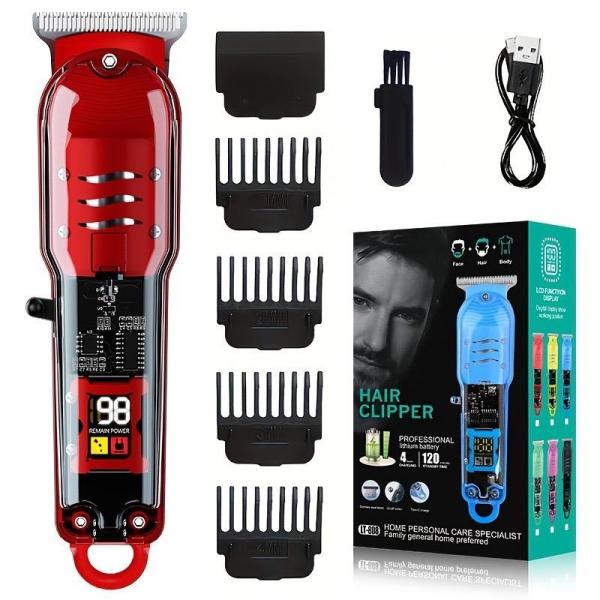 New -60set LCD Electrical Rechargeable Hair Cutting Machine Smart