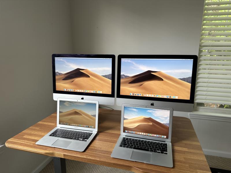 (4) Fully Functional Apple iMac. Apple MacBook Original MSRP $10k