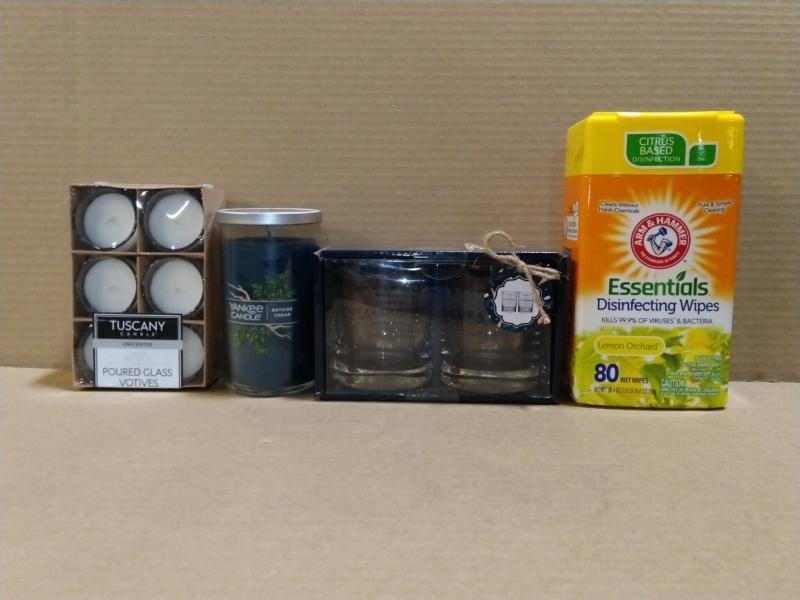 Bed Bath and Home -Arm & Hammer Essentials, YANKEE CANDLE JAR, PAPA COCKTAIL - MSRP $2,903