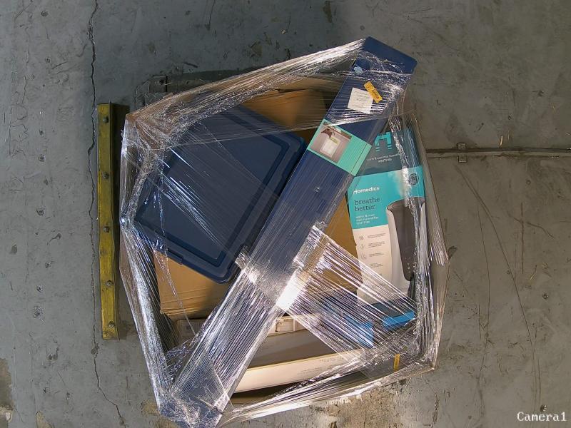 Harbor Breeze Talamore 60in LED Ceiling Fan, Kwikset Smart Touchscreen Electronic Deadbolt Lock, LEVOLOR - MSRP $2,578