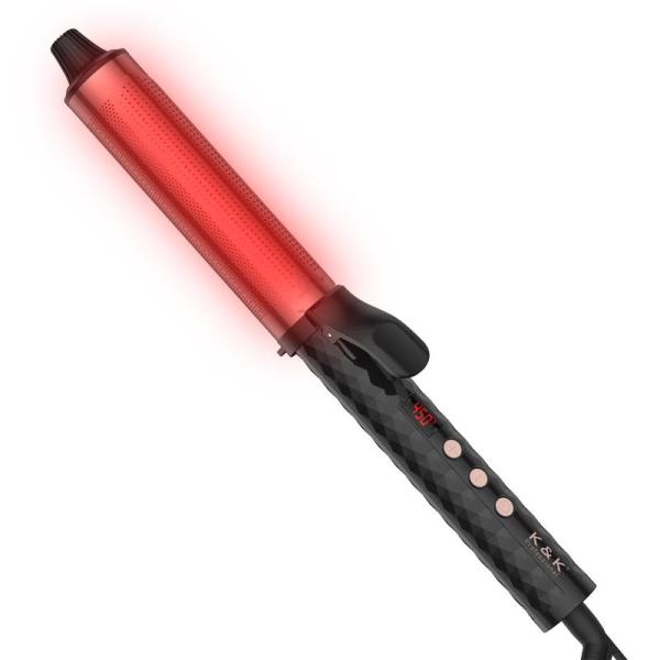 Beauty - K&K 1.5in Infrared Professional Infrared Hair Curling Irons, ZOMBIE MASK Plumbing Lip Liner - MSRP $15,787