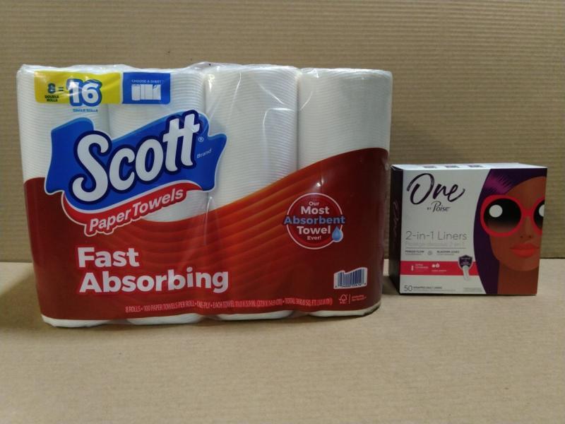 Bed Bath and Home - Bounty Paper Towels, Gillette Fusion Shave Gel, Pinalen Liquid Cleaner - MSRP $1,302