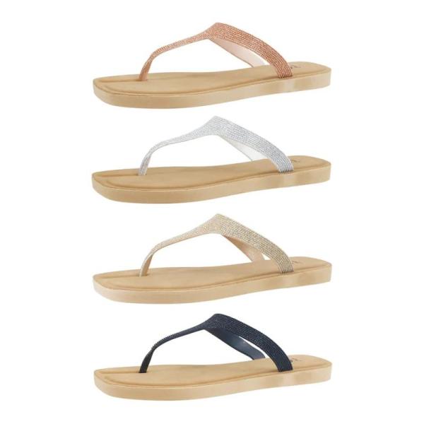 BABE Womens Glitter Sandals Case Pack 40 Pairs Assorted Colors