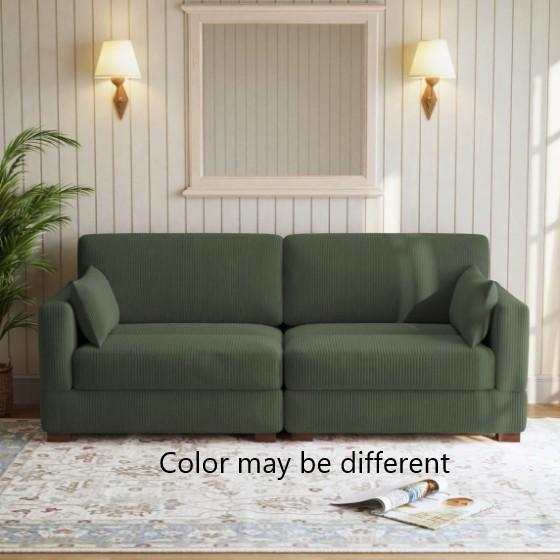 Furniture - Bentura Modular Sofa, Latitude Run Shoe Cabinet, Gokey Wood Barstool - MSRP $1,874