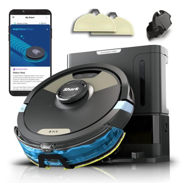 Home - Shark Robot Vacuum, King 3PC. Comforter Set, Mind Reader 40L Laundry Basket  - MSRP $1,128