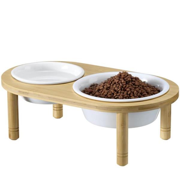 Pet Products- Navaris Raised Double Bowl Stand,  Soulchen Christmas Tree Cat Tunnel Bed - MSRP $7,314