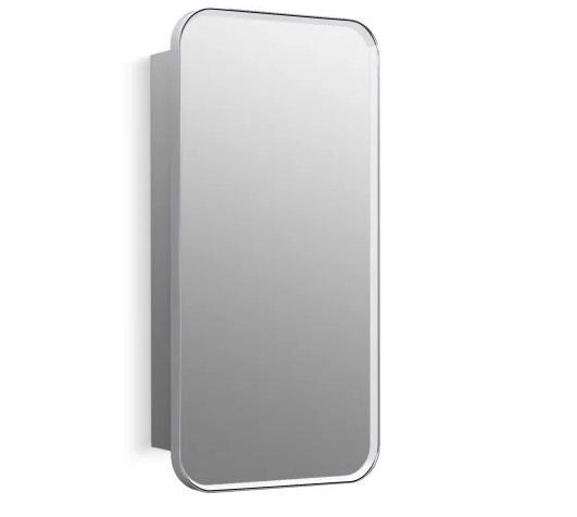 Kohler K-35569-CPL Framed Single Door Medicine Cabinet - MSRP $684