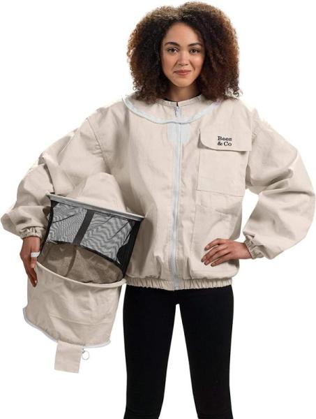 Amazon Clearance - Lawn & Garden- Bees & Co K73 Natural Cotton Beekeeper Jacket, Montlake Water-Resistant 54 x 18 x 3 Inch - MSRP $1,738