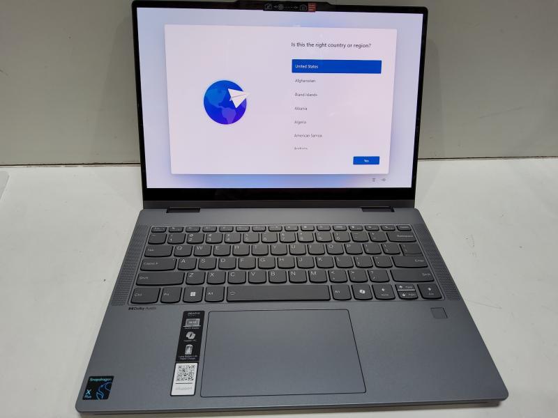 A Grade - Lenovo IdeaPad 5x 14 OLED Touchscreen Laptop, Snapdragon X Plus, 16GB RAM, 1TB SSD - MSRP $899