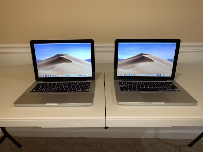 (2) Apple MacBook Pro Laptop Bundle Model A1278 Chargers Included