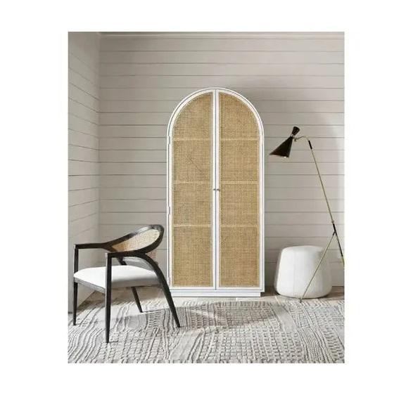 Truckload - Housewares - Golden Hour Armoire, Solaria Wood 2-Door Accent Cabinet, Ailany 6pc Bedroom Set - MSRP $61,40