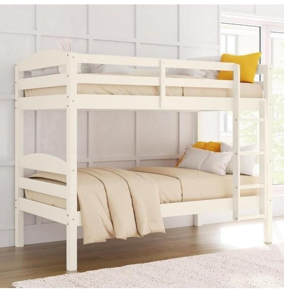 Furniture - Twin-Over-Twin Wood Bunk Beds - MSRP $1,199