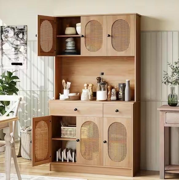 Home Decor - Gymax Natural Kitchen Pantry Cabinet, LAOTIES, ComHoma, Meyer&Cross, BYBLIGHT, Jela-USA -Est Retail $1,753