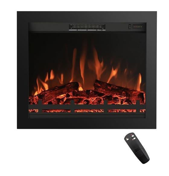 Rodalflame 27.1"W Electric Fireplace Insert, ASUS TUF Gaming 27" 1440P Monitor, Drive Medical Nitro Walker -MSRP $2,495