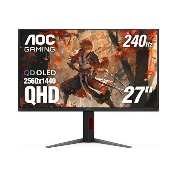 AOC Q27G4ZD 27" QD OLED Gaming Monitor, Pre-Decorated 7ft Pre-lit Flocked Christmas Tree, DKNY 30" Luggage -MSRP $2,587
