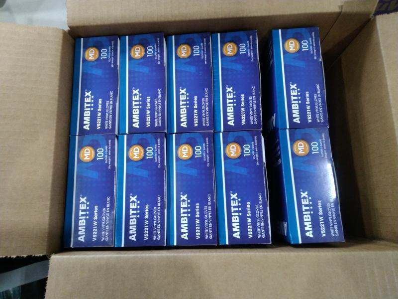 General Merchandise- Tradex Ambitex Supreme XP Medium Vinyl Gloves - MSRP $814