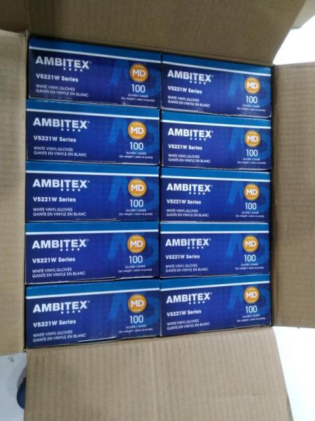 General Merchandise- Tradex Ambitex Supreme XP Medium Vinyl Gloves - MSRP $814