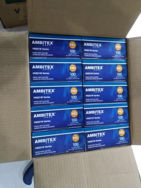 General Merchandise- Tradex Ambitex Supreme XP Medium Vinyl Gloves - MSRP $814