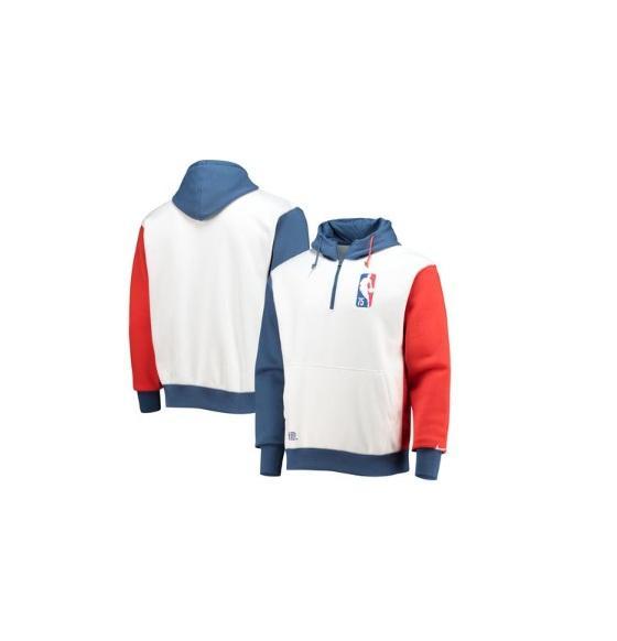 Nike White/Blue NBA Team 31 75th Anniversary Courtside Fleece Half-Zip Hoodie & Assorted Apparel - Original MSRP $2,652
