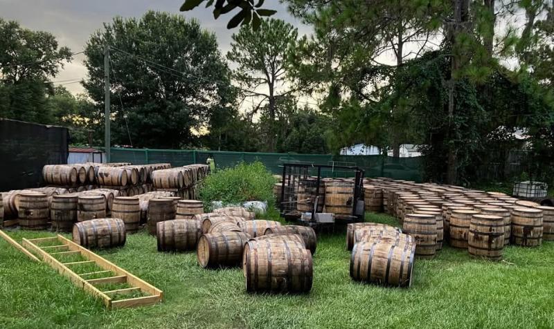 Full Truckload of Authentic Bourbon Barrels - MSRP $42,915