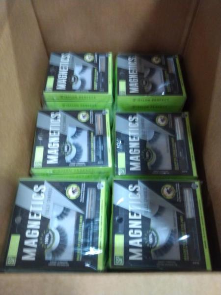 Health & Beauty - Salon Perfect Magnetic 638 Lash & Magnetic Liquid Eyeliners, Black - MSRP $1,068