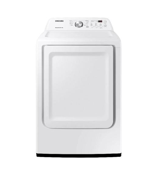 Salvage - Samsung DVE45T3200W 7.2 Cu. Ft. Electric Dryer - MSRP $633